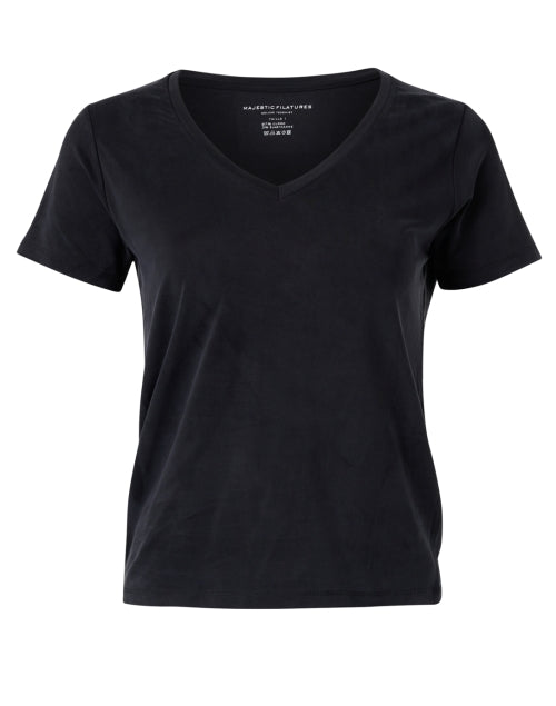 Stretchy Black Women's Fashion Top