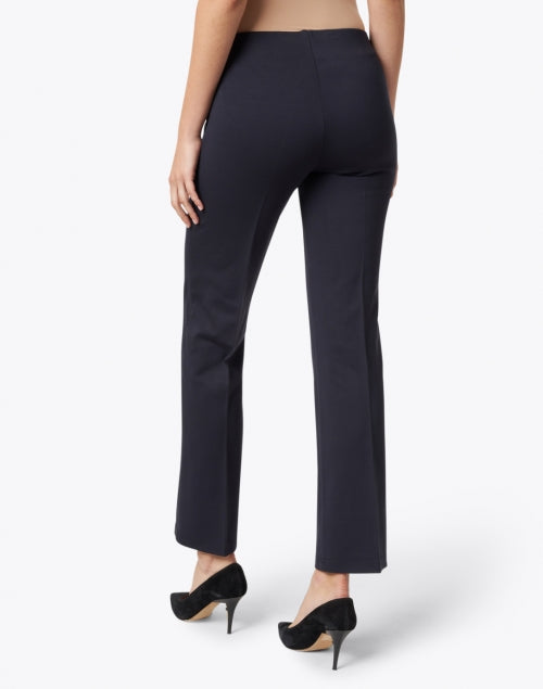 Navy Jules Paramount Knit Pull - On Wide - Leg Trousers