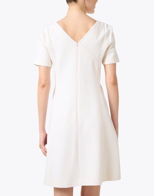 Tabitha Wool Crepe Mini Dress with Flattering Waist Detail