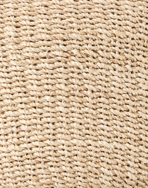 Dakota Hand - Embroidered Straw Woven Basket - Style Handbag with Tropical Aesthetic