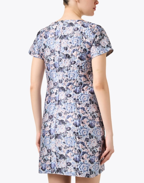 Abbey Glass Lulu Luxurious Jacquard Mini Lavender Dress