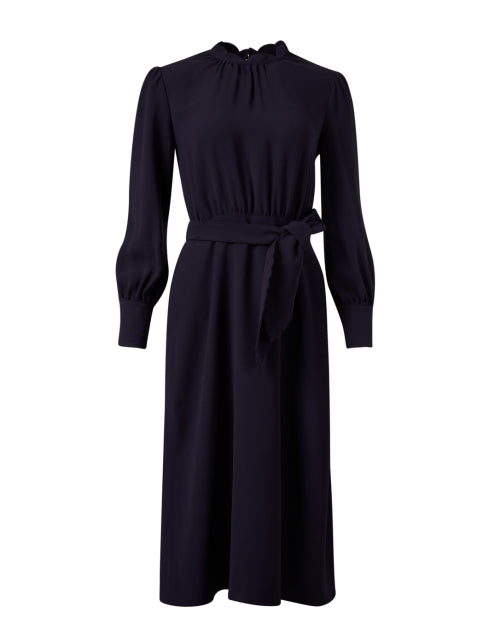 Navy Blue Tara Jarmon Rowen Women's Dress for Effortless Elegance