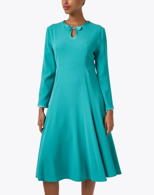 Jane's Lightweight Jade Green Taite Cady A-Line Dress