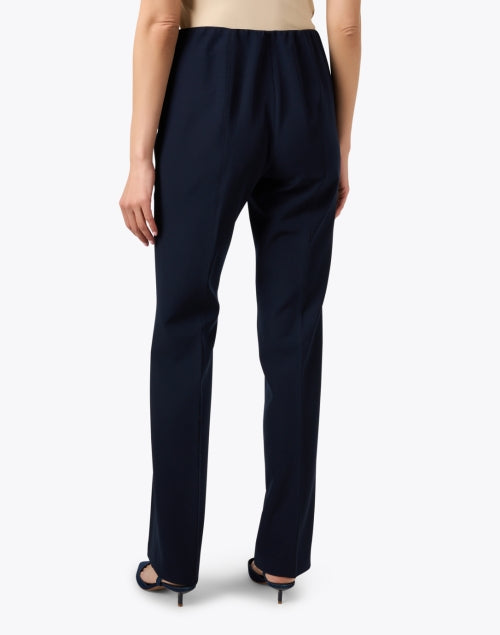 Navy Blue Straight-Leg Men's Trousers - Ideal for Versatile Styling