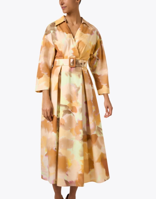 Stylish Brooklyn Multi - Patterned Cotton Blend Shirt Dress for Women