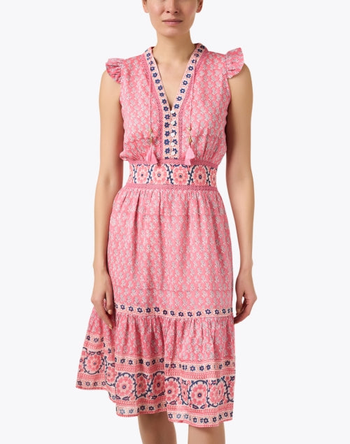 Annabelle Women's Pink Floral Print Summer Dress