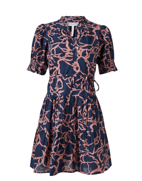 Apiece Apart's Stylish Navy Lightweight Cotton Tie-Belt Dress