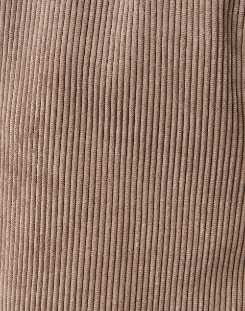 MAC Jeans Chiara Ankle-Length Pull-On Brown Corduroy Women's Pants