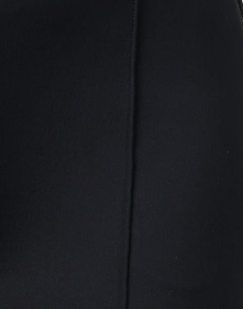 Black Karla Lightweight Stretch Knit Flare Pants for All - Day Wear