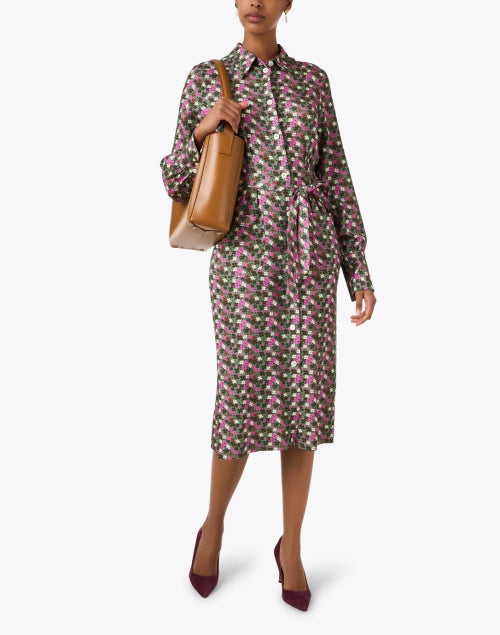 Rosabella Timeless Floral Print Shirt Dress