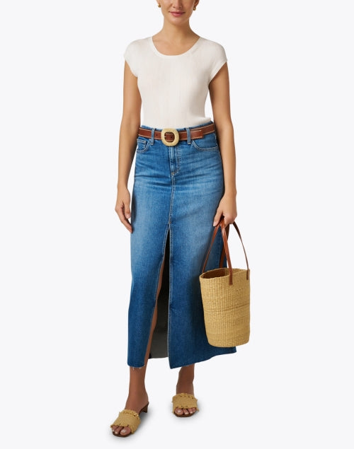 Stylish Francesca Brown Leather Fashion Belt for a Chic Look
