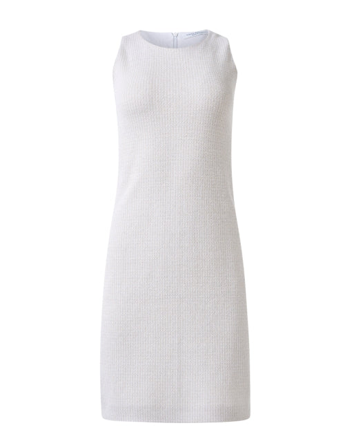 Beige Mini Shift Simpson Professional Dress for Weekday to Weekend Wear