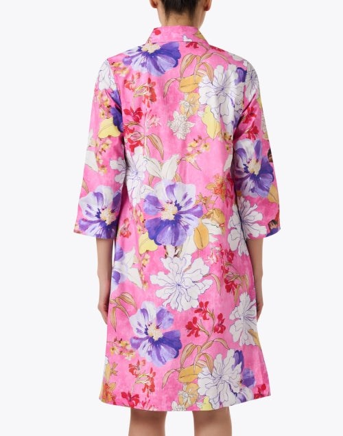 Hinson Wu's Chic Pink Floral Print Mini Dress for Versatile Styling