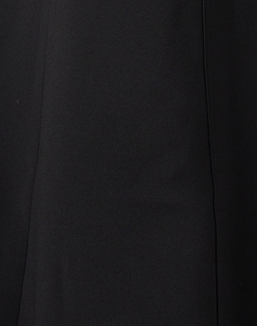 Stylish Black Cape Sleeve Women's Midi Dress
