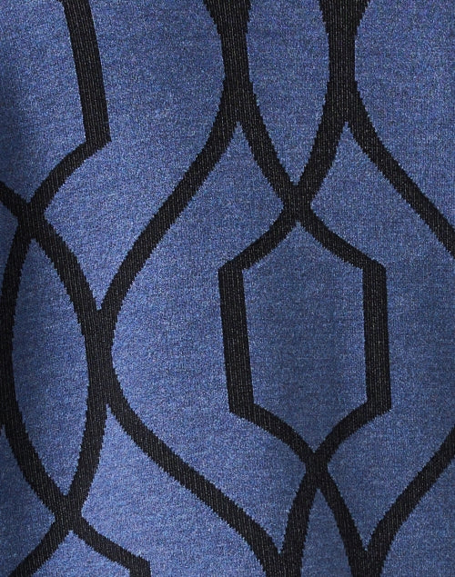 Lightweight Reversible Cardigan in Stunning Black and Indigo