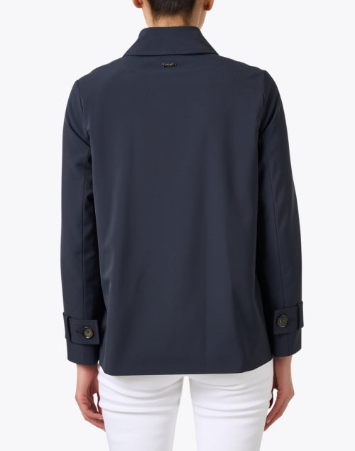 Navy Blue Technological Style Men's/Women's Jacket for Spring