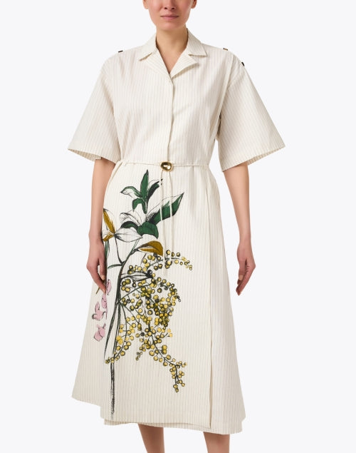 Stine Goya's Mimosa Women's Multi - Print Shirt - Style Dress for a Sophisticated Look