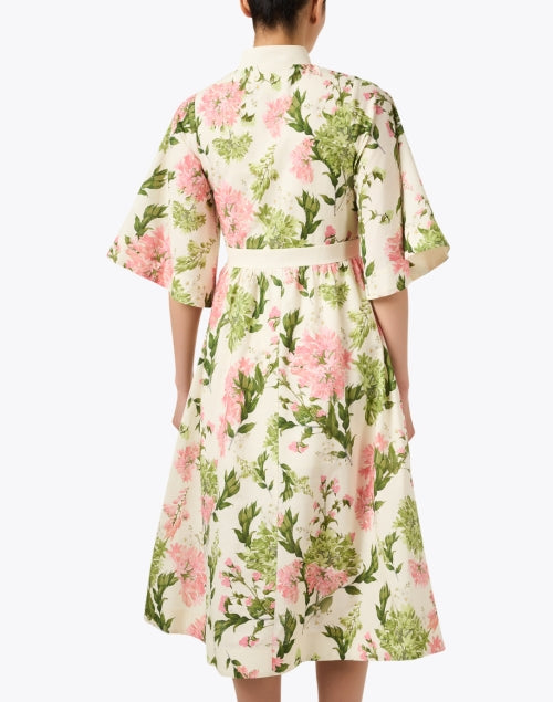 Gorgeous Carmen Ivory Multi - Floral Linen - Cotton Women's Summer Dress