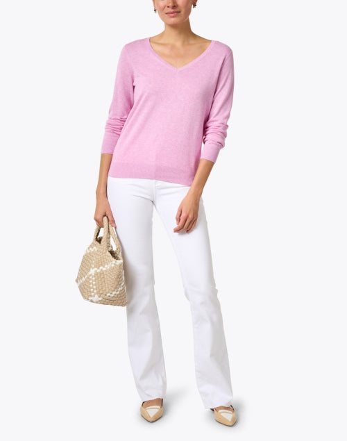 Alexxis Premium White High-Waisted Bootcut Denim Jeans