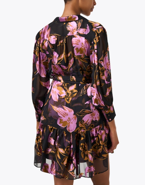 Stylish Emi Women's Pink Floral Printed Mini Dress