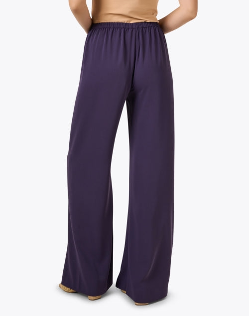 Devon Pull - On Straight - Leg Purple Pants for Versatile Wear