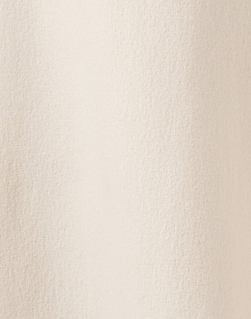Stylish 100% Wool Ivory A-Line Knit Skirt for Versatile Wear