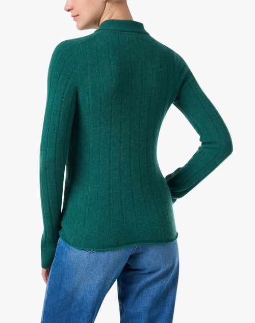 Stylish Emerald Green 100% Cashmere Women's Sweater for New Season