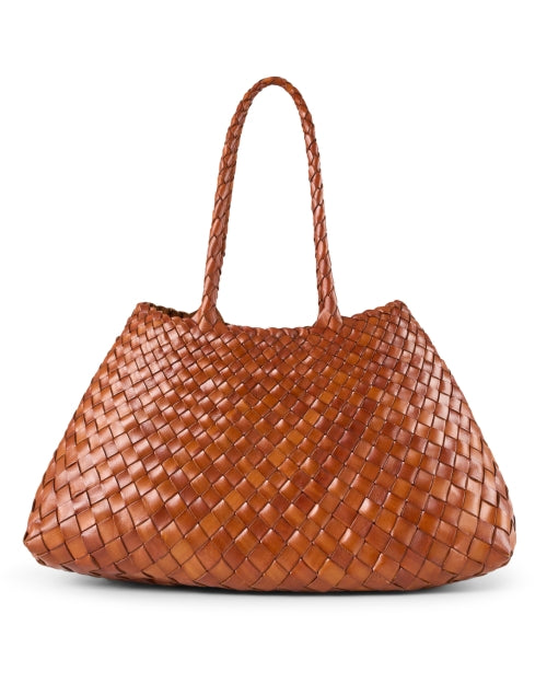 Exquisite Hand - woven Santa Croce Leather Shoulder Handbag