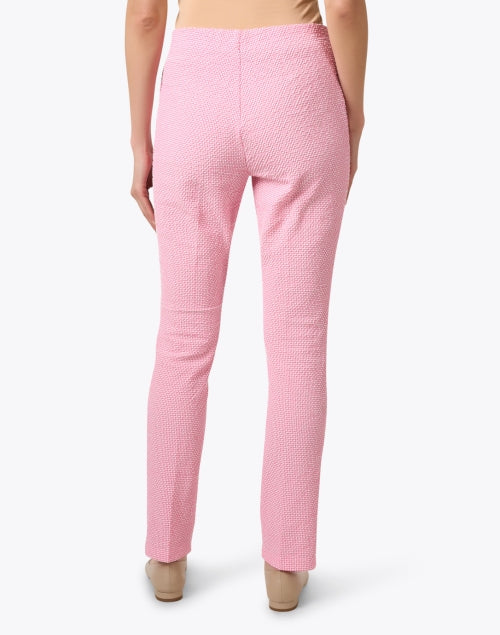 Emma Pink Seersucker Pull - On Women's Casual Trousers