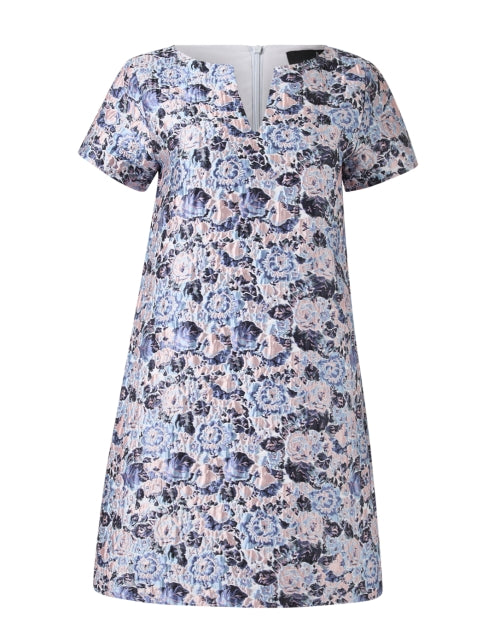 Abbey Glass Lulu Luxurious Jacquard Mini Lavender Dress