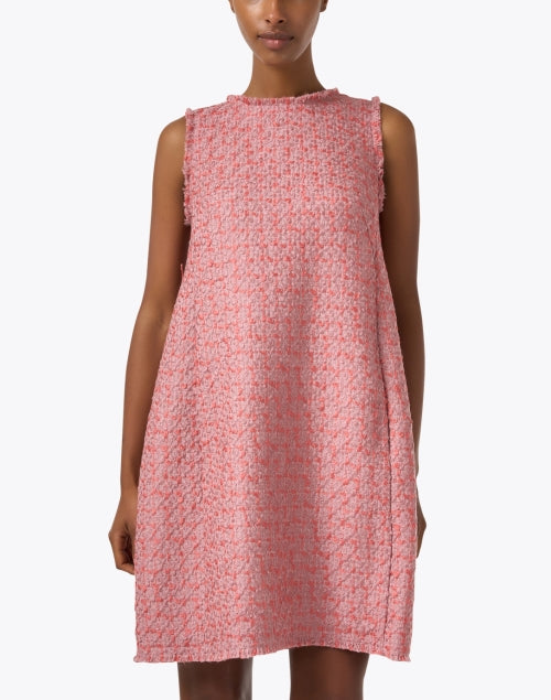 Odeeh's Stunning Pink Tweed Mini Dahlia Dress for Women