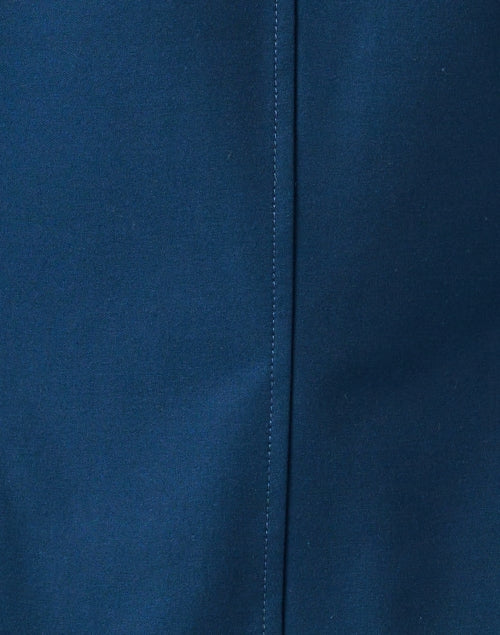 High - quality Cotton Stretch Blend Lido Blue Zip - front Jacket