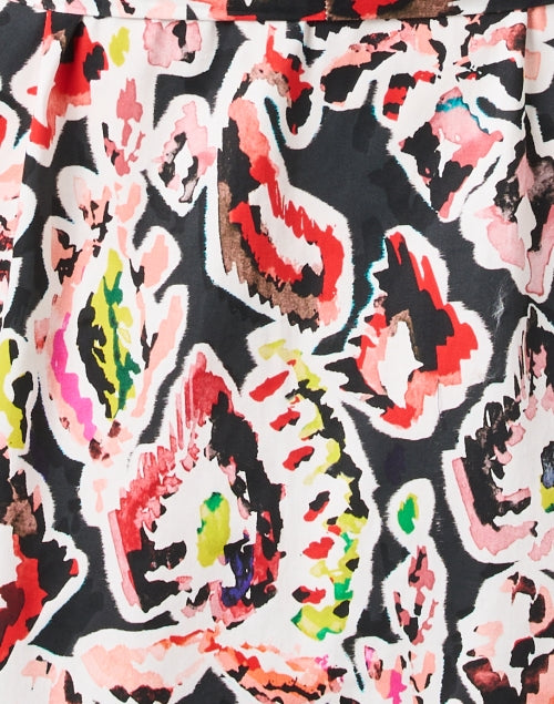 Chloe Kristyn's Dara Ikat Printed Cotton Women's Shirt Dress for Work and Weekend