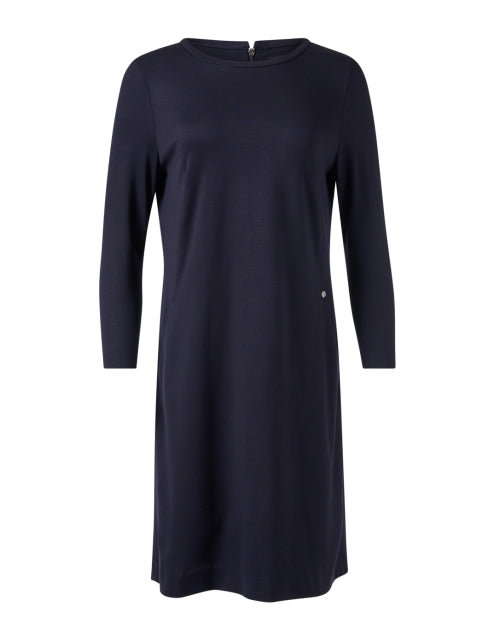 Stylish Navy Women's Shift Dress for Modern Fashionistas