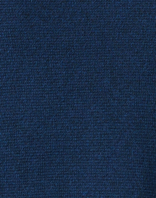 Navy Blue 100% Cotton Knitted Casual Cardigan for Weekday Wear