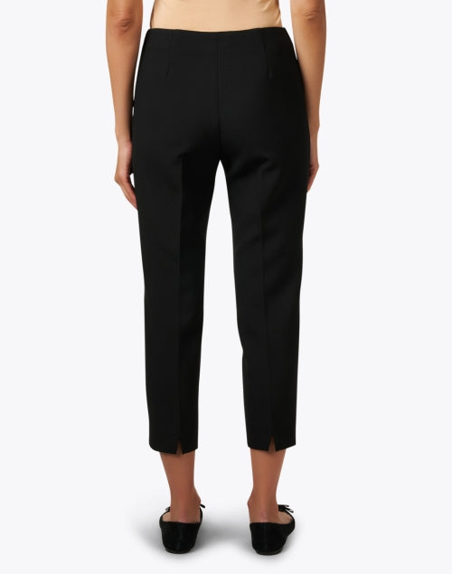 Stylish Black Stretch Pull-On Ankle-Length Slim-Leg Pants