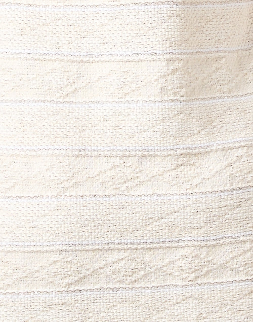 Stylish Avorio Ivory Chevron Knit Shift Dress for Seasonal Wardrobe