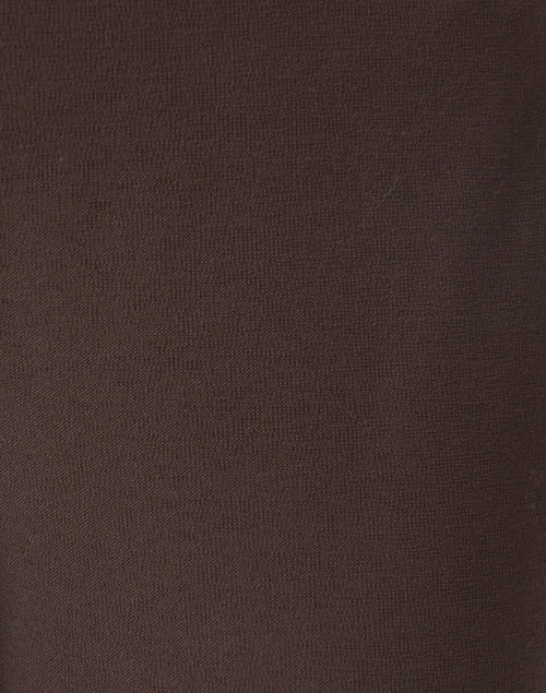 Eileen Fisher Brown Stretchable Slim-Fit Ankle Cropped Pants