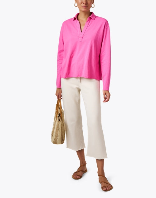 Catherine's Ivory Wide-Leg Drawstring Fashionable Sweatpants