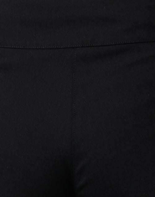 Stylish Black Wide-Leg Elastic Waist Pull-On Pants