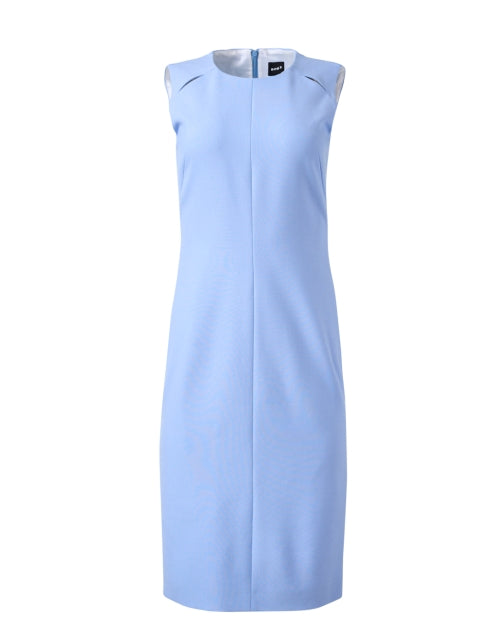 Stylish Detisana Sleeveless Blue Sheath Dress for Spring