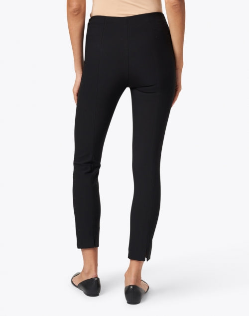 Vince's Sophisticated Black Bi - Stretch Stitched Slim - Fit Leggings