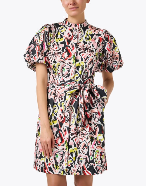 Chloe Kristyn's Dara Ikat Printed Cotton Women's Shirt Dress for Work and Weekend