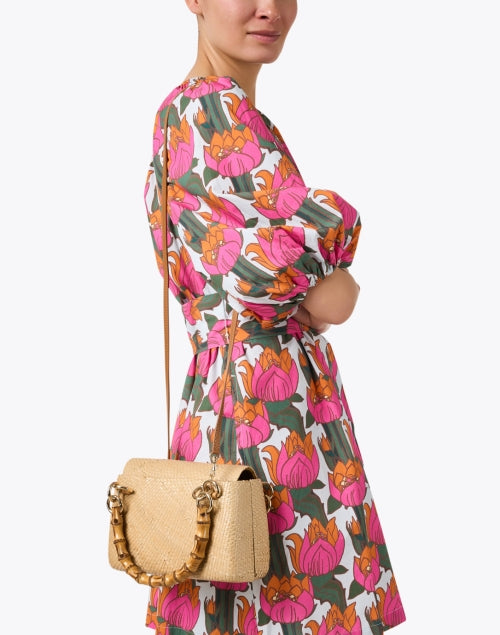 Stylish Laila Toast Top-Handle Straw Bag for Fashionable Women