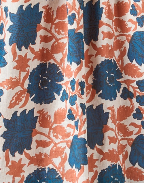 Isla Colorful Block Print 100% Cotton Women's Top for New Season