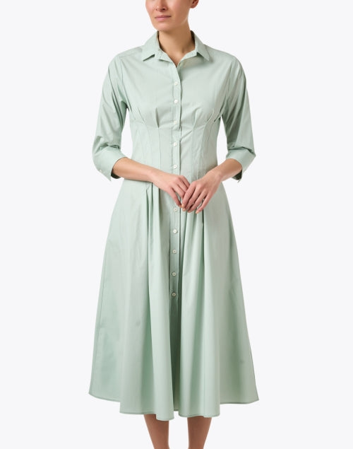 Stylish Mint Green Women's Shirt Dress for Various Occasions
