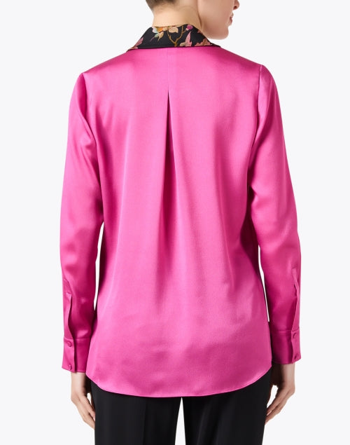 Sabrina Women's Fashionable Pink Printed Blouse by Kobi Halperin