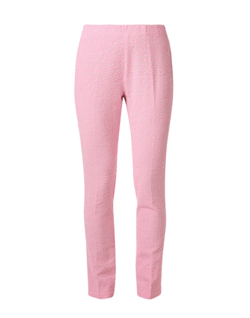 Emma Pink Seersucker Pull - On Women's Casual Trousers