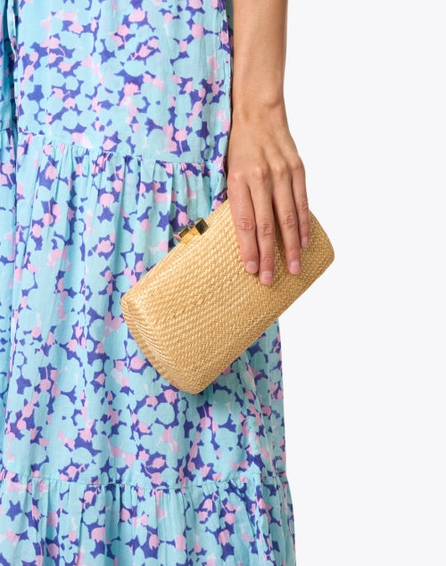 Farah Handmade Natural Straw Buntal Clutch Bag for Women