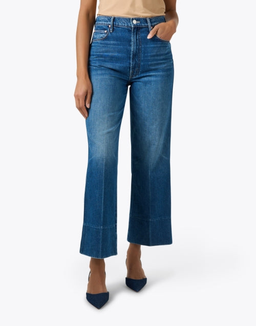 The Stylish Maven Blue Wide-Leg Ankle-Fit Denim Jeans for Everyday Wear